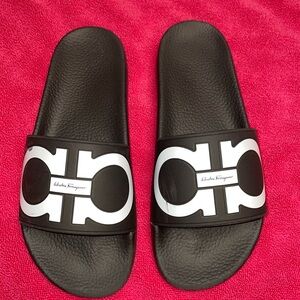 Salvatore Ferragamo Groove Slides